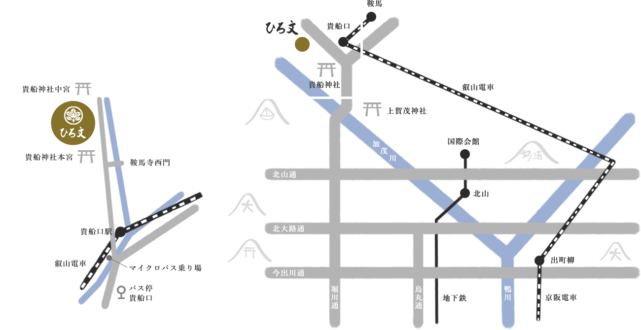 京都木津川 川辺の席料理 River Terrace 交通案内マップ