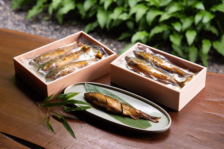 River Terrace喫茶 鮎甘露煮