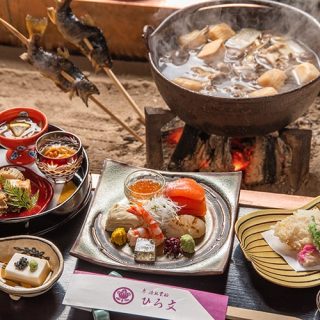 囲炉裏料理_季節の京会席